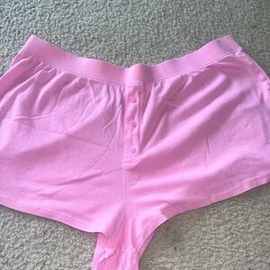 PINK Victoria's Secret Light Pink Sleep Shorts Sz XL
